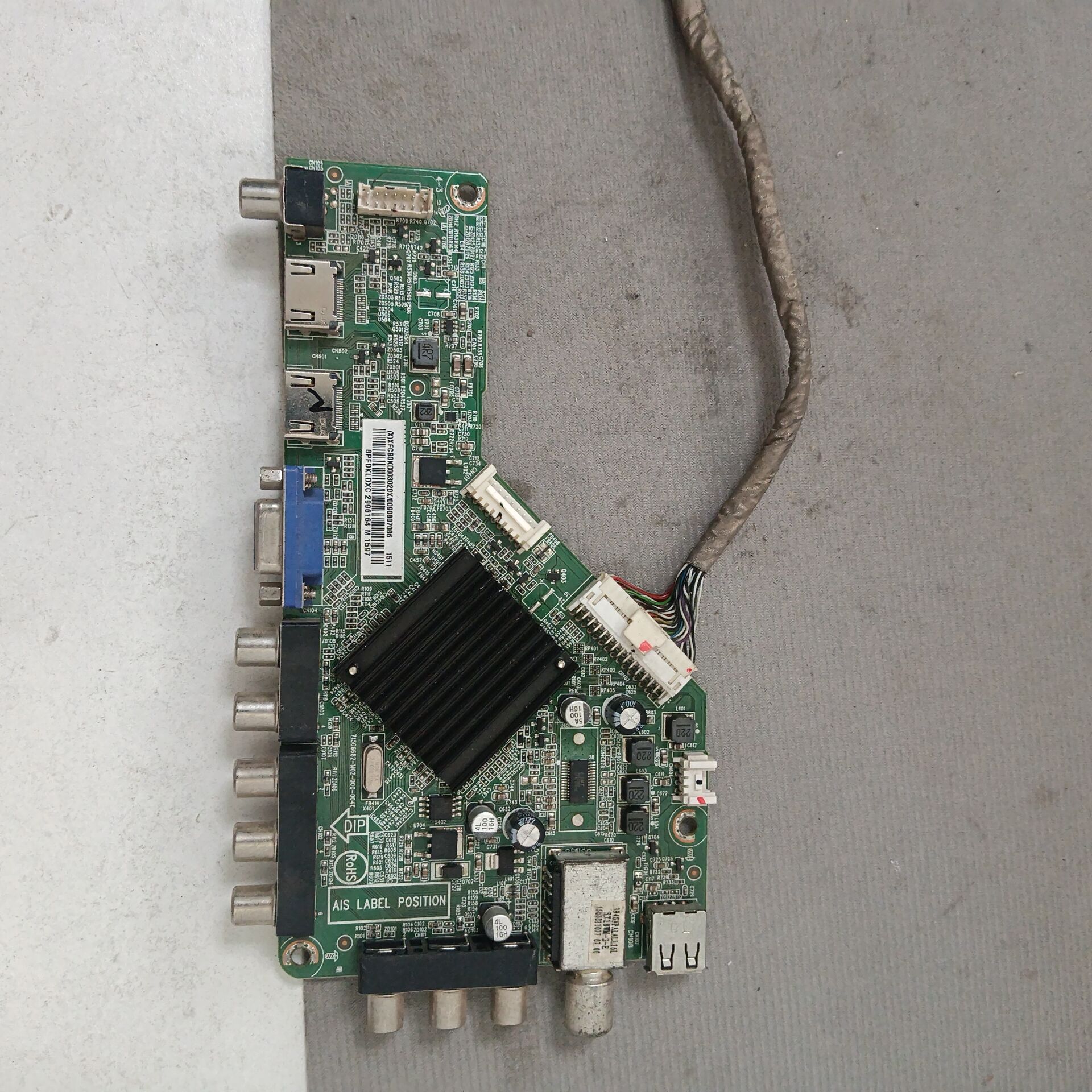 海尔43CH6000主715G6682-M02-000-004K屏TPT430H3-DUYSHA.G