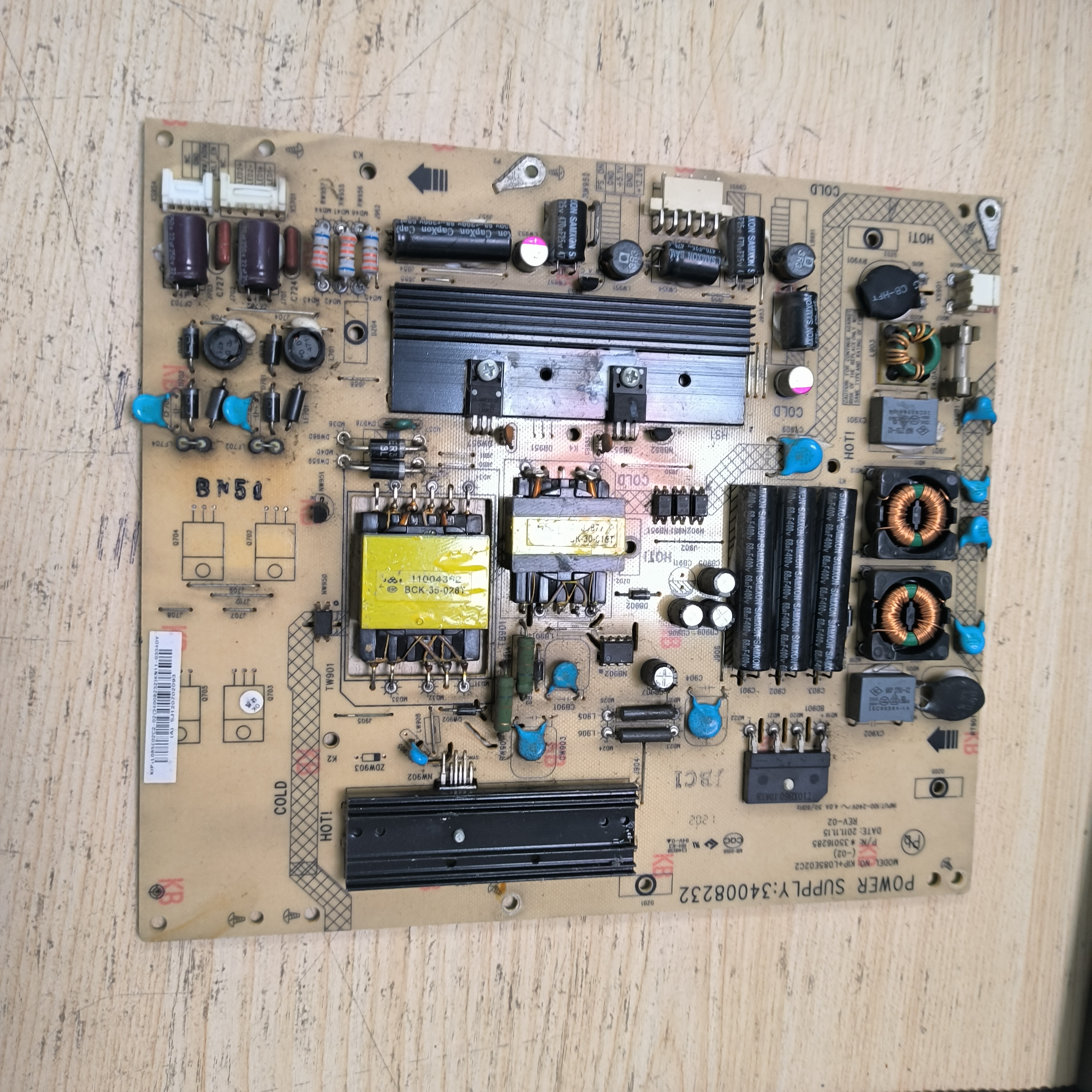 原装康佳 LED32HS11/42MS92DC电源板34008232 34007793