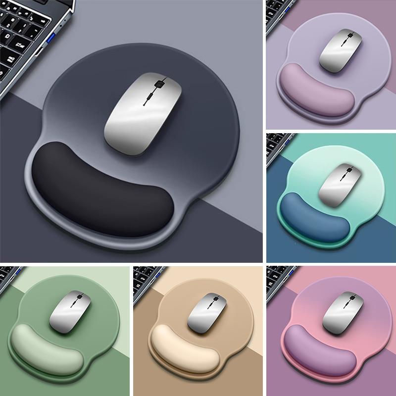 鼠标垫护腕键盘手托女生高颜值办公室神器橡胶家用鼠标手腕托防滑