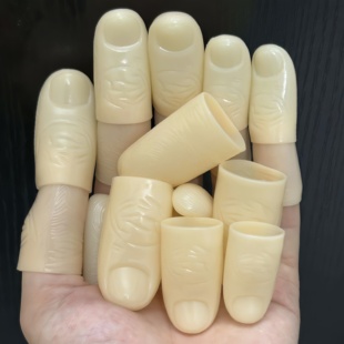 手指套硅胶加软指套不粘护指摘茶叶保护手指拇指手套摘菜采茶神器