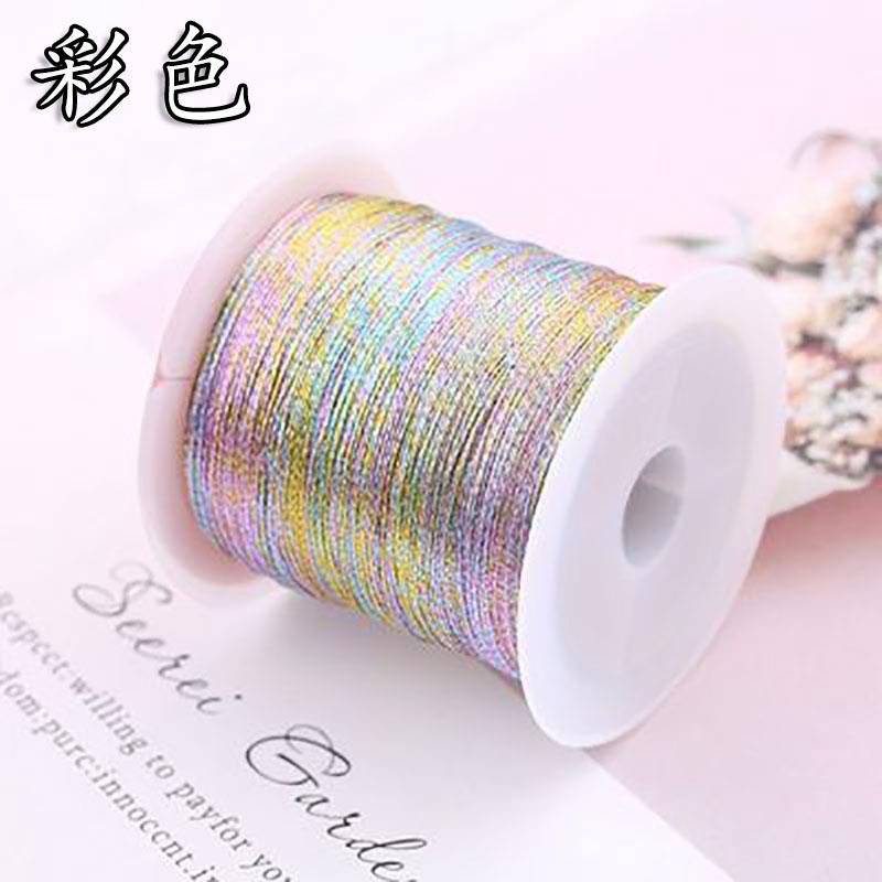 3股彩色金属线鱼竿绑线谷