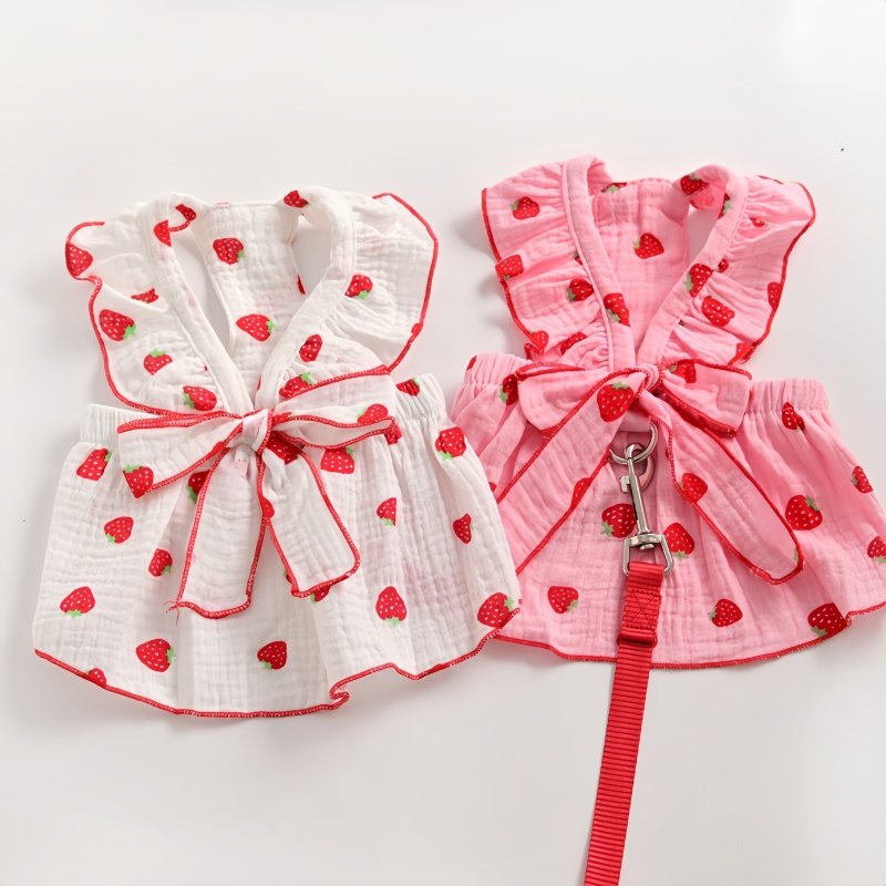 宠物猫咪比熊博美泰迪小狗狗衣服裙子纯棉2026春装夏季薄款公主裙