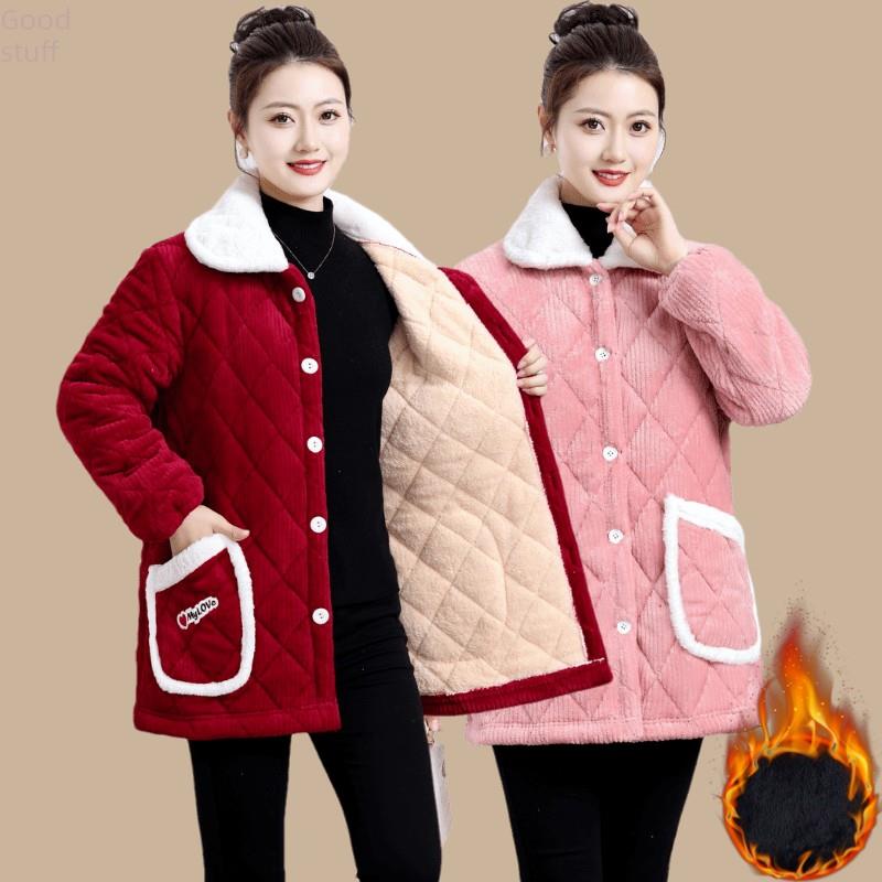 冬季加绒时尚新款加厚保暖