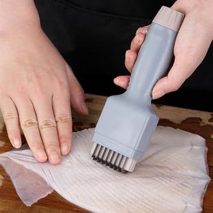 鱿鱼切花刀创意鸡胗拉腰花神器多功能鲍鱼不章鱼工具墨鱼改刀锈钢