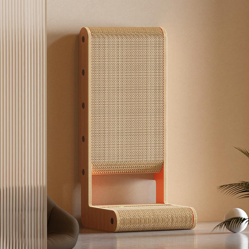 加厚立式L型猫抓板猫窝一