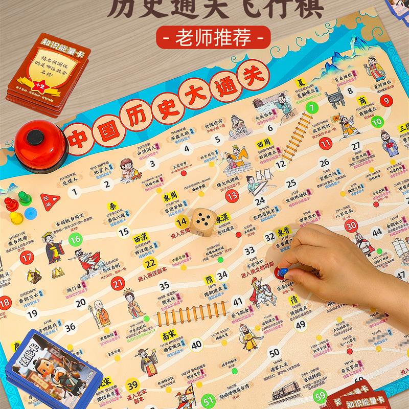 中国历史大通关游戏桌游飞