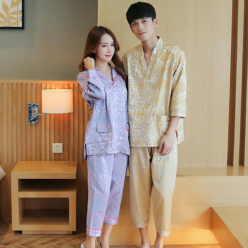 洗浴汗蒸服情侣女款长袖长