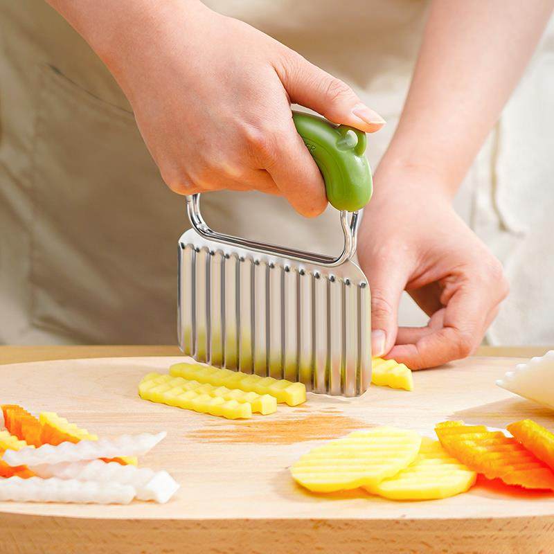 波浪刀304不锈钢波纹刀狼