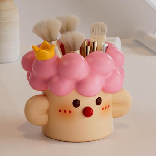 化妆刷子收纳桶可爱刷收纳