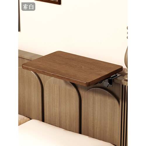 床头投影仪支架免打孔折叠置物架延长板家用卧室壁挂靠墙架子