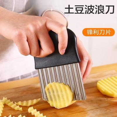 波浪刀304不锈钢波纹刀狼