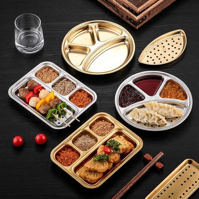 不锈钢蘸料碟304烤肉盘子