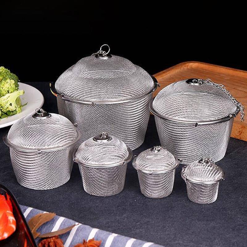 304不锈钢泡茶滤茶器茶叶过滤调味卤料球包熬中药炖煲汤调料蛊包