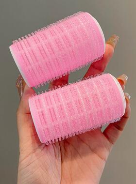 空气刘海卷发筒懒人内扣卷发器定型自粘固定发塑料卷大号空心卷筒