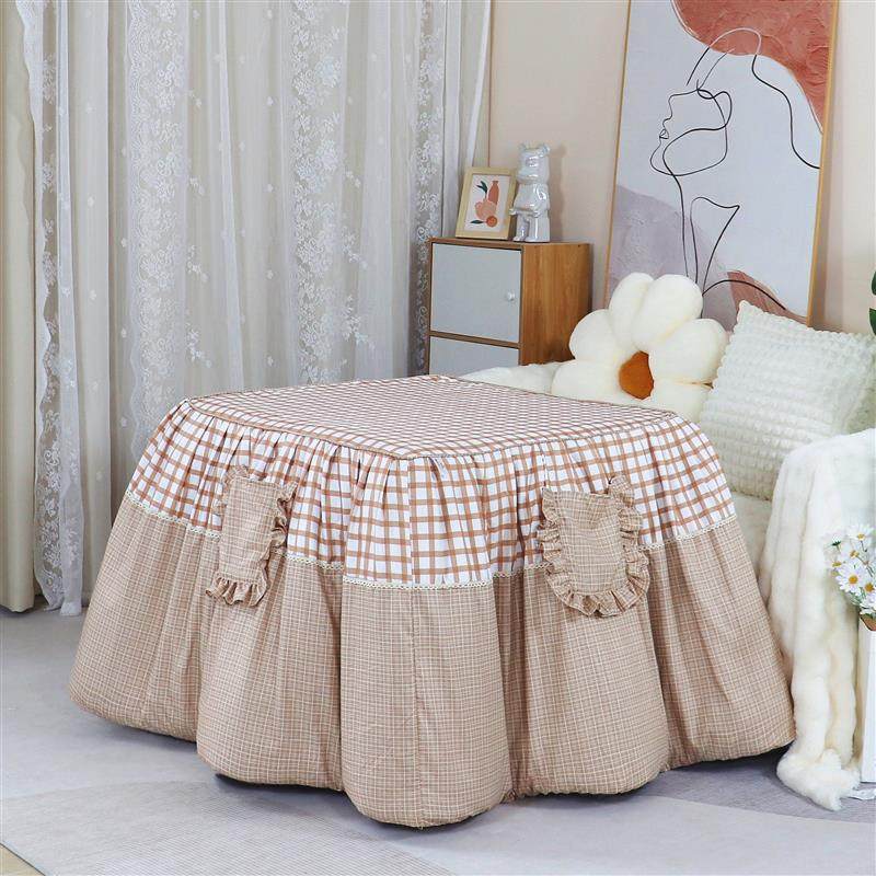 高档新款加厚可脱胆拆洗烤火被罩可双面用正长方形取暖茶几电暖桌,居家布艺,烤火罩,淘宝优惠券,粉丝福利购,淘宝优惠卷