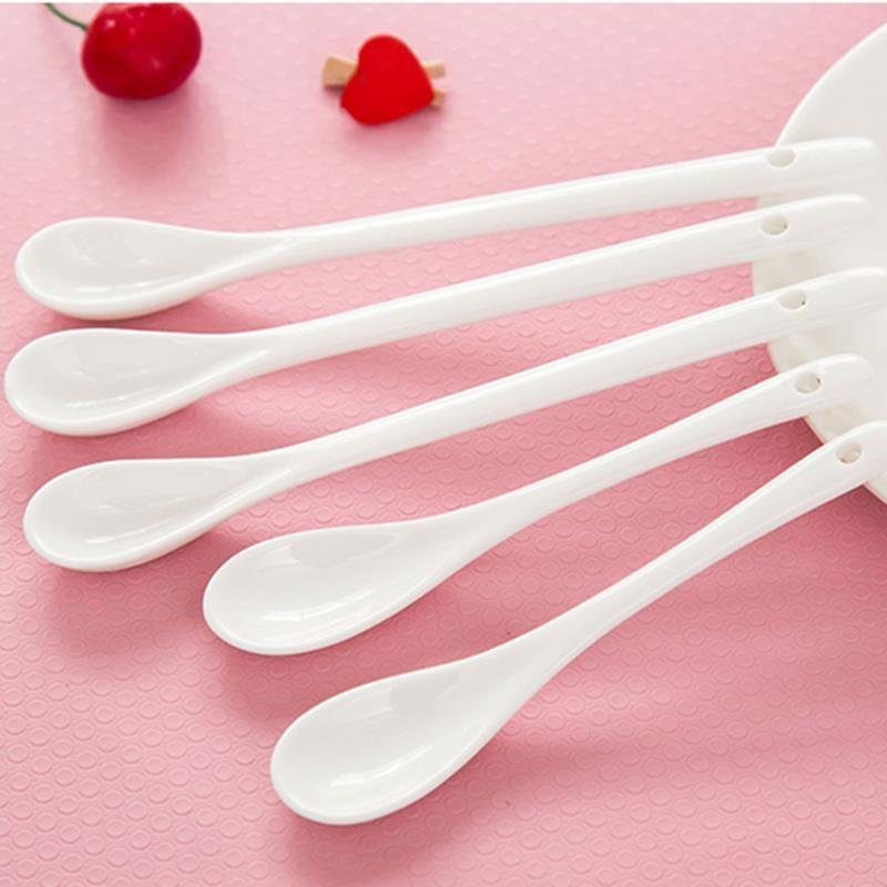 咖啡搅拌勺陶瓷小勺子长柄