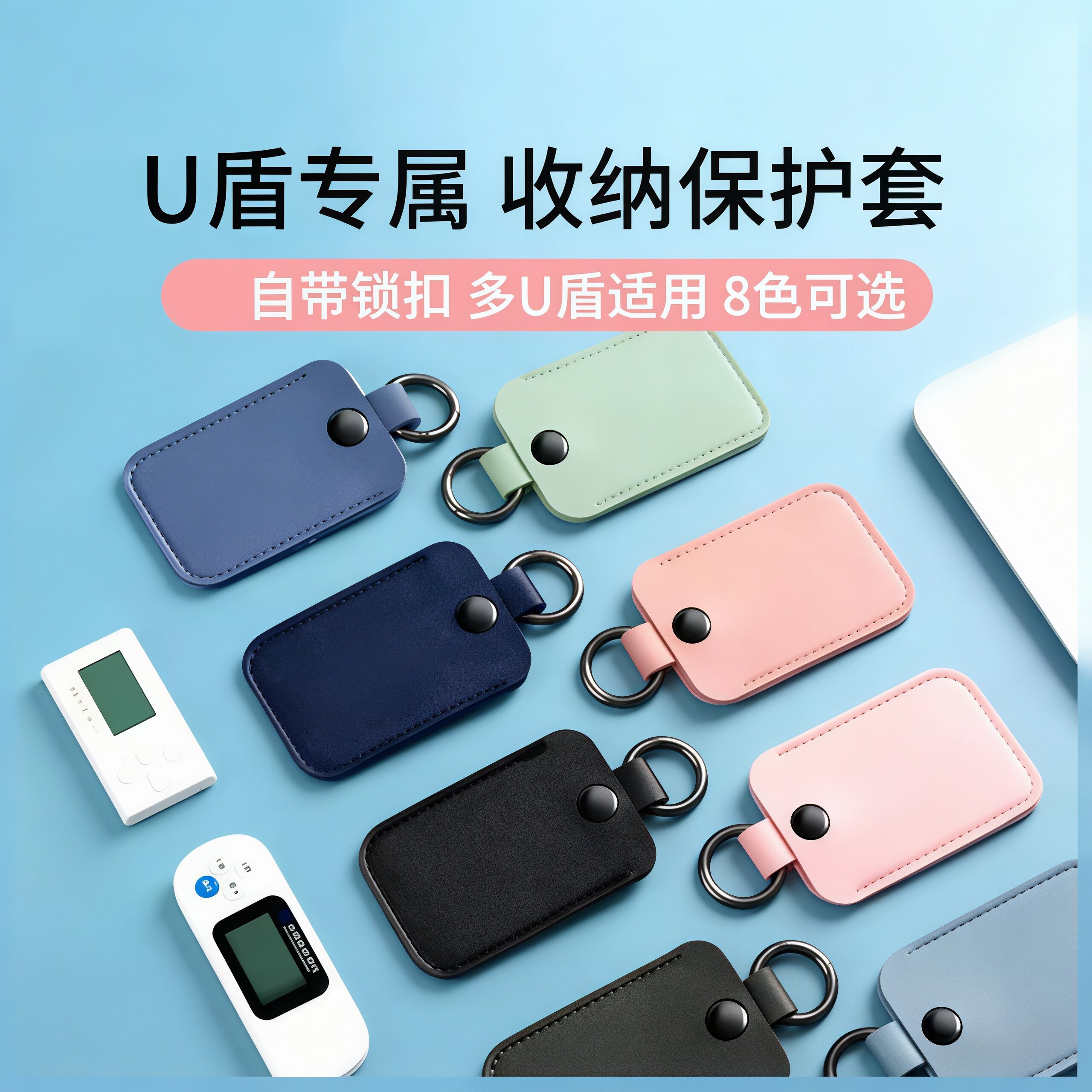 u盾收纳包简约创意U盘保护套便捷