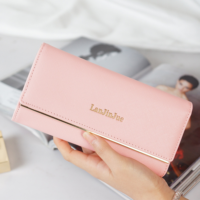 女士长款钱包多功能精致手包皮夹