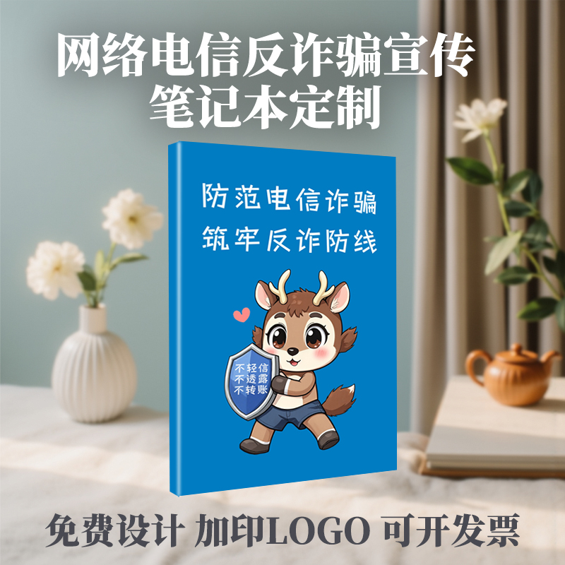 网信办银行通信管理局国家网络安全周活动赠品礼品笔记本定制logo