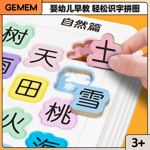 宝宝婴幼儿早教识字拼图