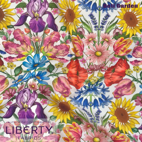 伯缇花园进口liberty面料 花卉缪斯 塔纳棉100支衣服包包手工手作