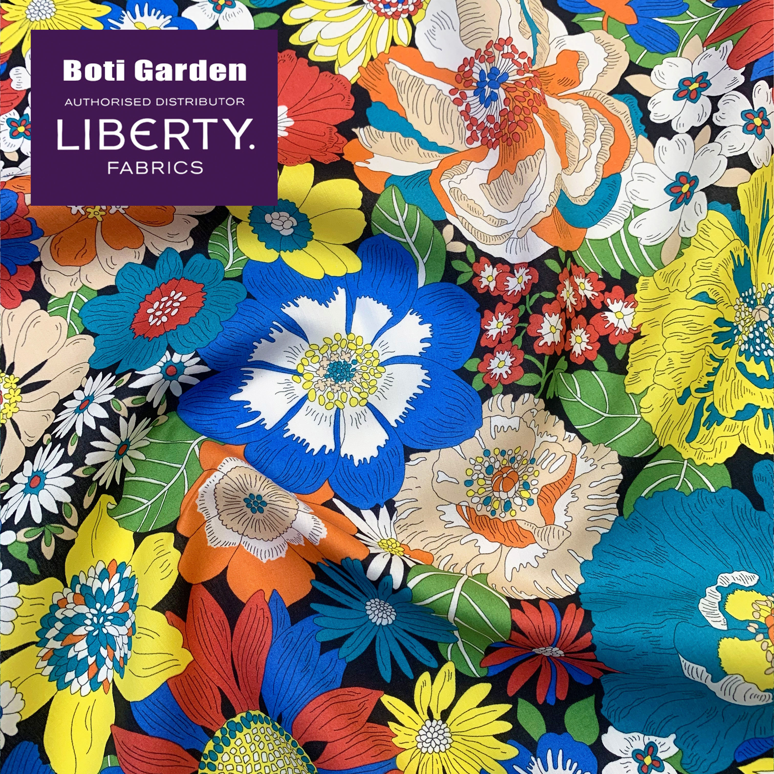 伯缇花园Liberty英国进口 夏日骄阳Summers in the Sun印花面料