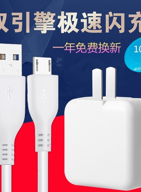 适用18Wvivox21 X20 X9双引擎闪充2A充电器数据线x6x7plus快充线插头