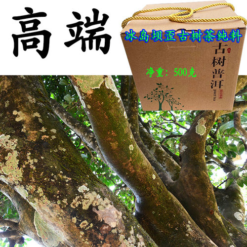 勐库冰岛坝歪古树茶纯料散茶生态