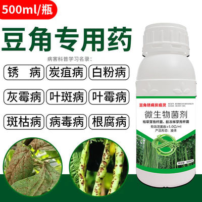 豆角杀菌剂锈病叶斑病豆角病全治炭疽灵疫病枯萎病根腐病专用药