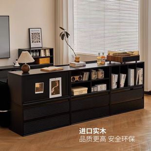 模块书柜实木多功能自由组合电视柜飘窗柜客厅家用百变收纳储物柜