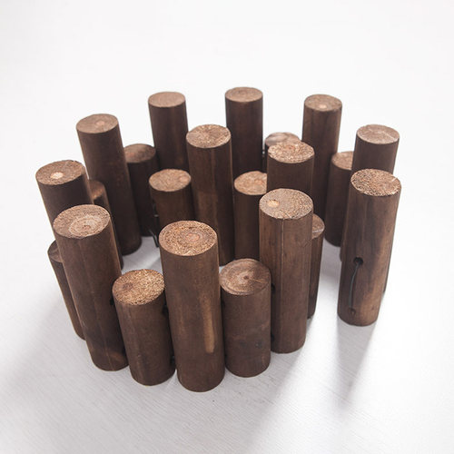 香桔圣诞栅栏圣诞树摆件