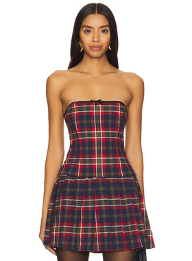 [春季新品]MAJORELLE LARA 上装 红色REVOLVE小众新款