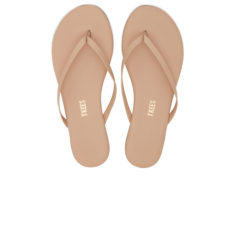 TKEES LILY 人字拖鞋 棕黄色 女款REVOLVE小众新款