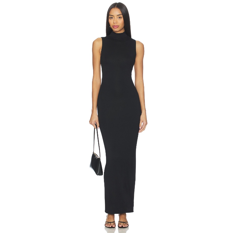 ALL THE WAYS 内搭裙子黑色修身显瘦无袖连衣裙REVOLVE小众新款