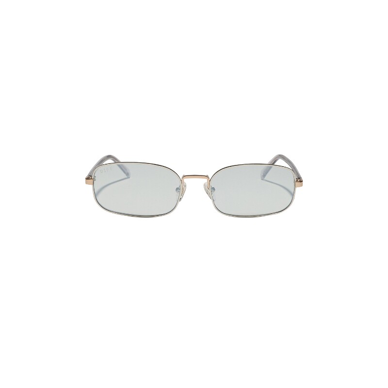 DIFF EYEWEAR浅金色浅灰蓝色太阳眼镜复古风秋冬新品REVOLVE
