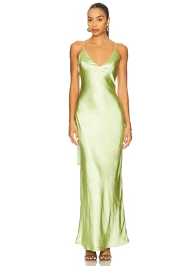 [冬季新品]SNDYS SPAIN MAXI 裙子 绿色REVOLVE小众