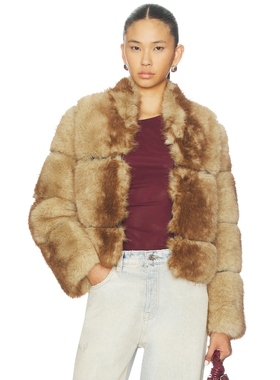 Apparis SAI 大衣 棕黄色 老钱风REVOLVE小众新款