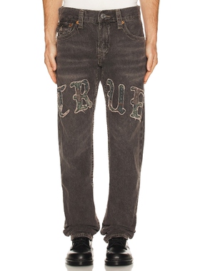 True Religion 真实信仰 RICKY 牛仔裤 黑色REVOLVE小众新款