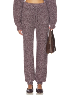 WellBeing + BeingWell DALE 长裤 紫色 运动复古风REVOLVE小众新