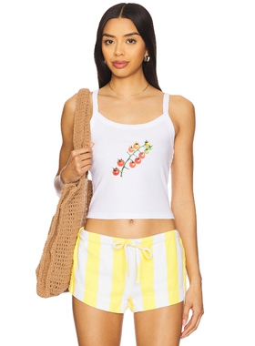 Polychrome Goods TOMATO 背心 白色y2k辣妹风REVOLVE新款