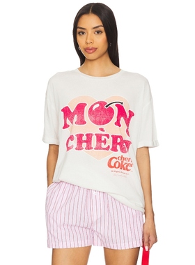 The Laundry Room MON CHERI 宽松T恤 白色 y2k辣妹风REVOLVE小众