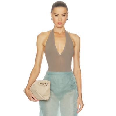 Commando x REVOLVE Ballet Deep Plunge Halter Bodysuit 26春夏