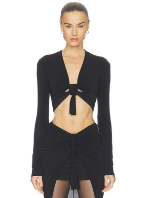 HAELO KNOTTED LS TOP 上装 revolve小众新款