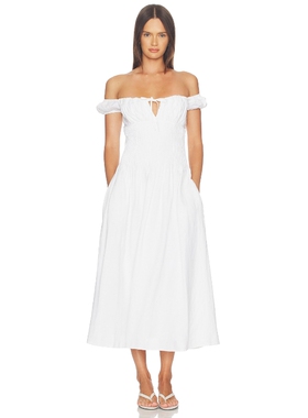 onia Off Shoulder Midi Dress 26春夏新品 revolve小众新款