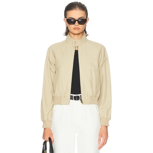 LOTAN NILI 新品 夹克米色运动复古风REVOLVE小众 冬季