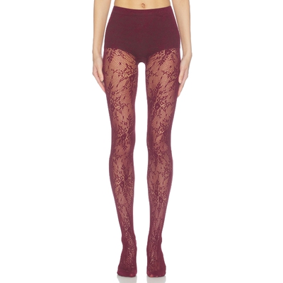 SWEDISH STOCKINGS ROSA 蕾丝紧身裤  葡萄酒色 秋冬新品REVOLVE