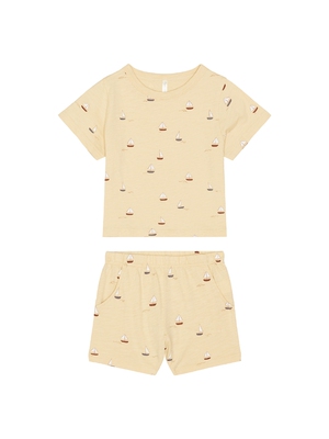 Rylee + Cru T恤短裤套装 revolve小众新款