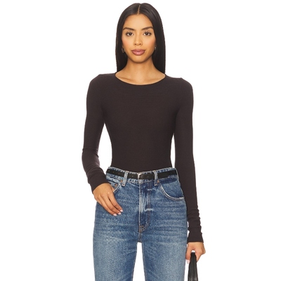 [冬季新品]Geel ANIMA 上装长袖上衣 黑色y2k辣妹REVOLVE冬季保暖