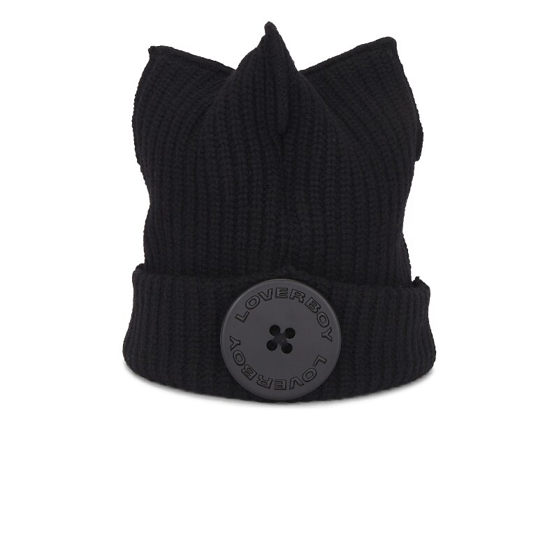 Charles Jeffrey LOVERBOY BOX 针织毛线帽 黑色REVOLVE小众新款