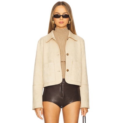 Elodie KINSLEY 夹克 棕黄色REVOLVE小众新款